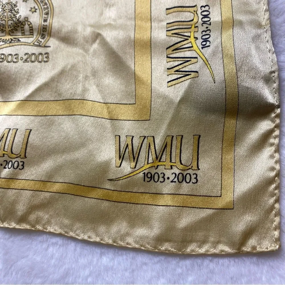 WM Chelsea LTD Custom Design 100% Silk WMU Commemorative Scarf